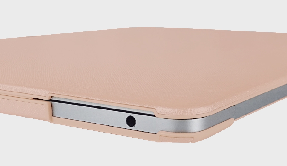 Proxa MacBook Pro 13吋 2018 防刮十字紋保護殼（玫瑰金）
