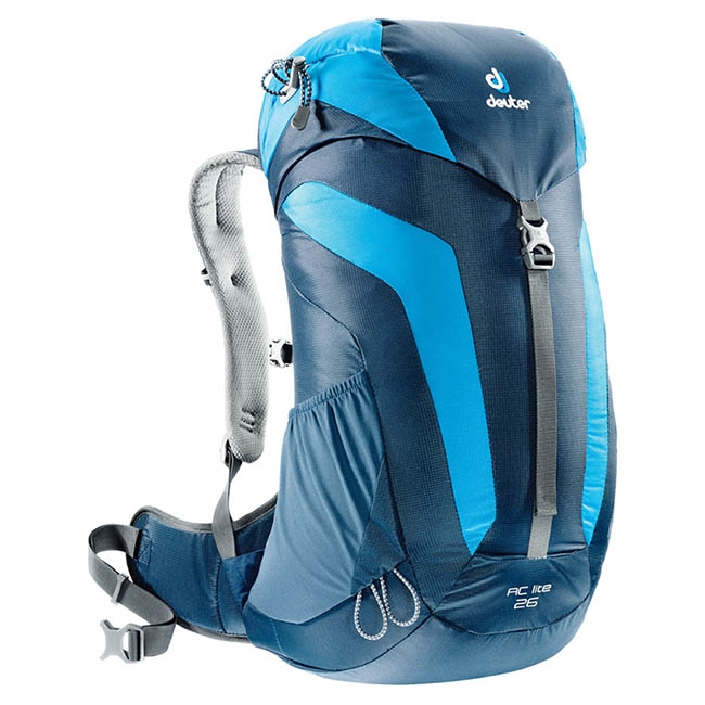 【德國DEUTER】AC LITE 26L網架直立式透氣登山背包3420316深藍/藍