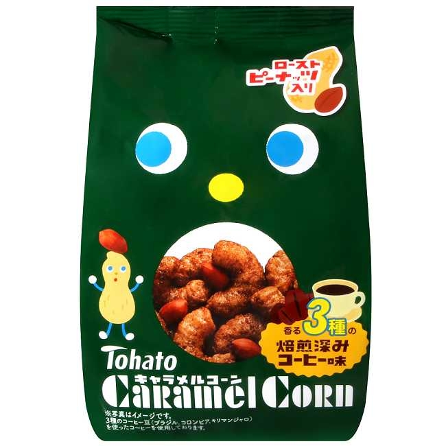 Tohato東鳩 焦糖玉米脆果-深煎咖啡(77g)