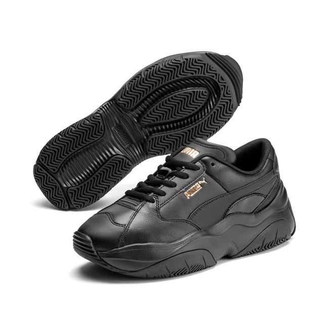 PUMA-STORM.Y L Wns 女性復古慢跑運動鞋-黑色