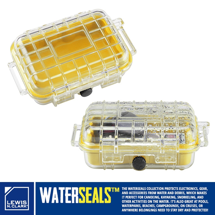 Lewis N. Clark 旅行防水收納盒(小) 1370 黃色
