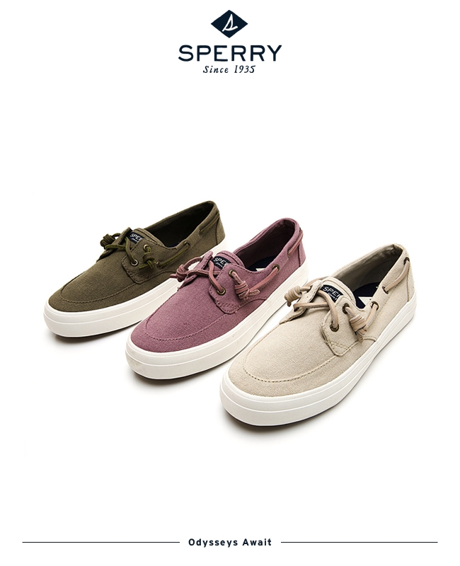 SPERRY CREST BOAT 輕量休閒帆船鞋(女)-淺紫