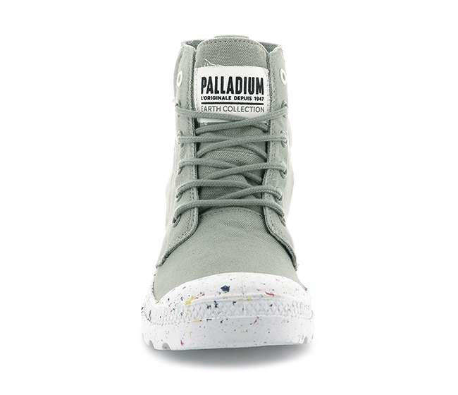 PALLADIUM PAMPA HI ORGANIC有機軍靴-女-草綠