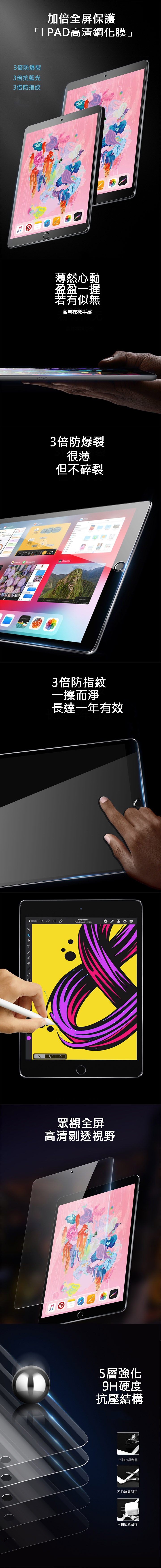 DUX DUCIS Apple iPad(2017/18) 鋼化玻璃貼