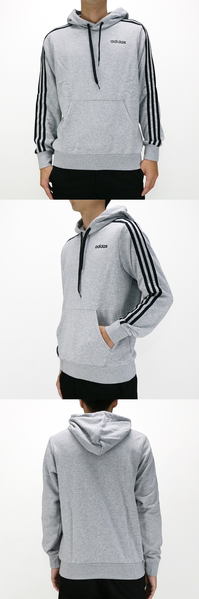 【時時樂限定】ADIDAS 男經典休閒連帽上衣