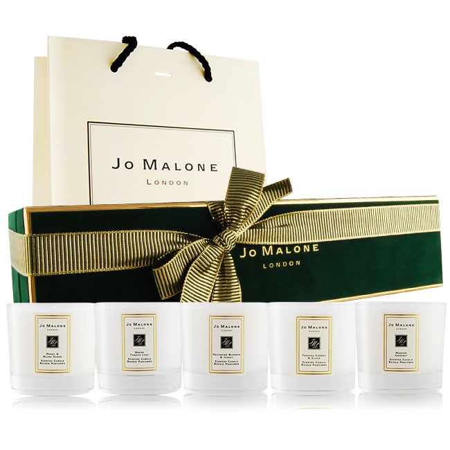 Jo Malone 迷你香氛蠟燭禮盒35gX5[含外盒+緞帶+提袋]