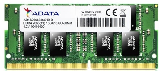 威剛NB-DDR4 2666 4G 筆記型記憶體 (512X16)