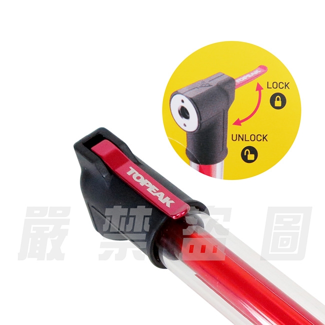 TOPEAK MiniRocket iGlow 雙功能攜帶式車燈打氣筒