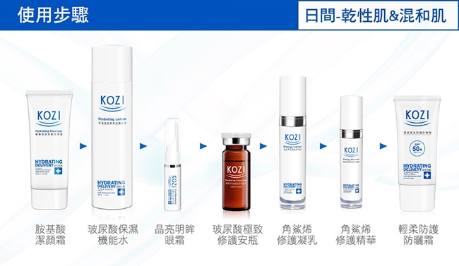 (買一送一)KOZI蔻姿 保濕修護精質霜50mlX2