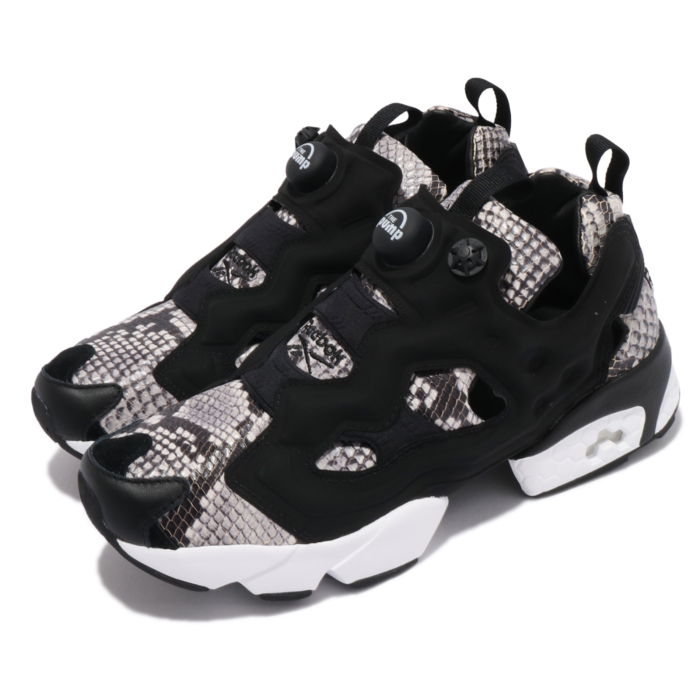 Reebok 休閒鞋Instapump Fury OG 男女鞋海外限定襪套充氣科技蛇紋