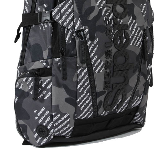 Superdry Camo Logo Tarp 男款後背包(灰色)