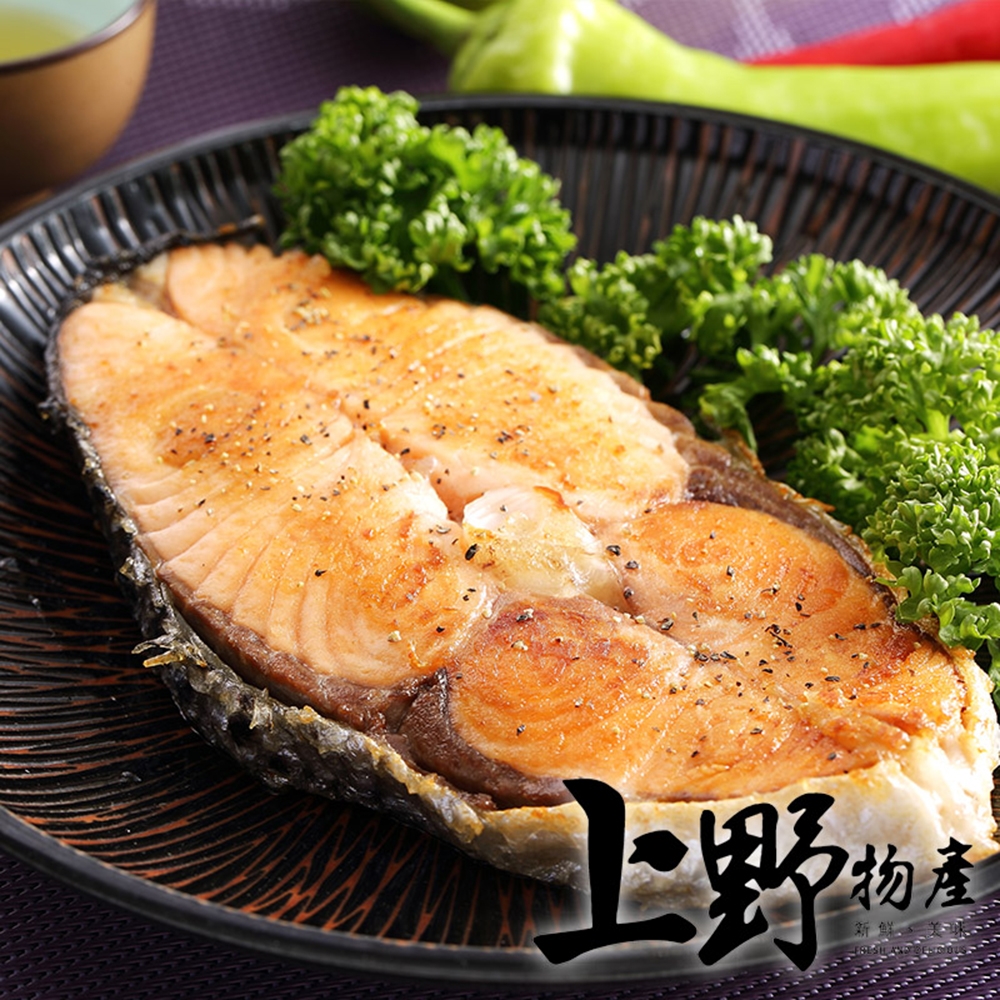 上野物產-智利野生XL鮭魚厚切 390g/片*6片