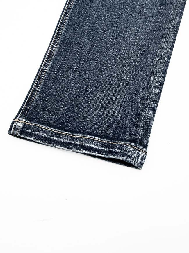 H:CONNECT 韓國品牌 男裝-抽繩褲頭刷色牛仔褲-藍