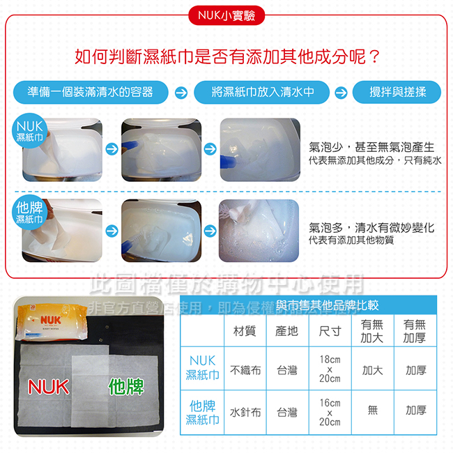 德國NUK濕紙巾80抽3包+20抽5包