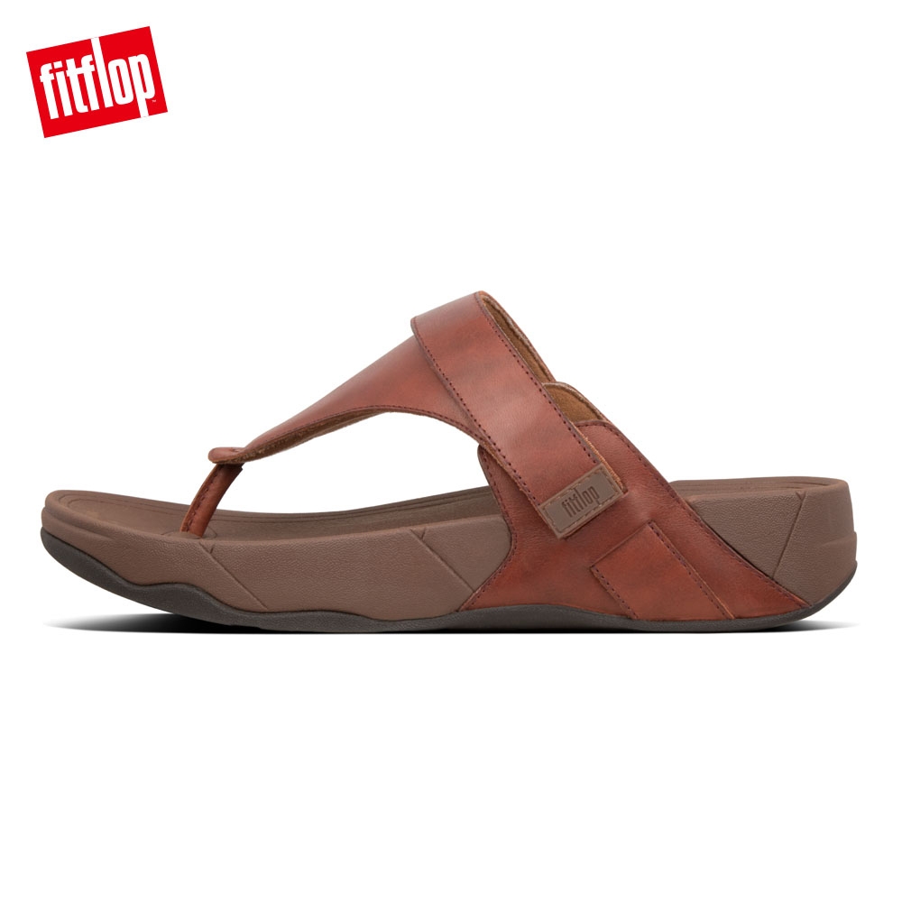 FitFlop ETHAN TOE THONGS 簡約休閒夾腳涼鞋 暗紅色