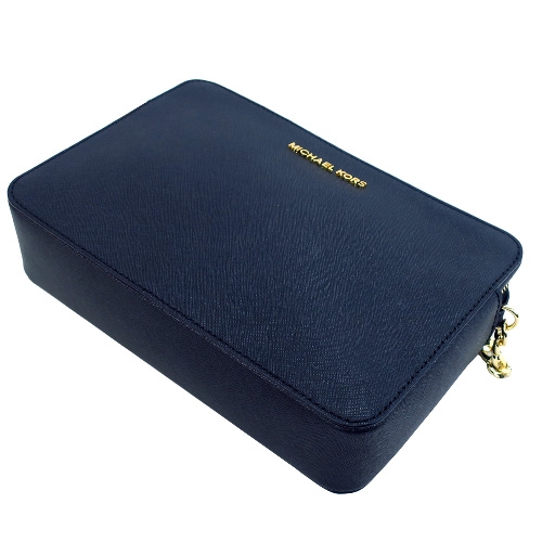 MICHAEL KORS JET SET ITEM防刮斜背包(大/深藍)
