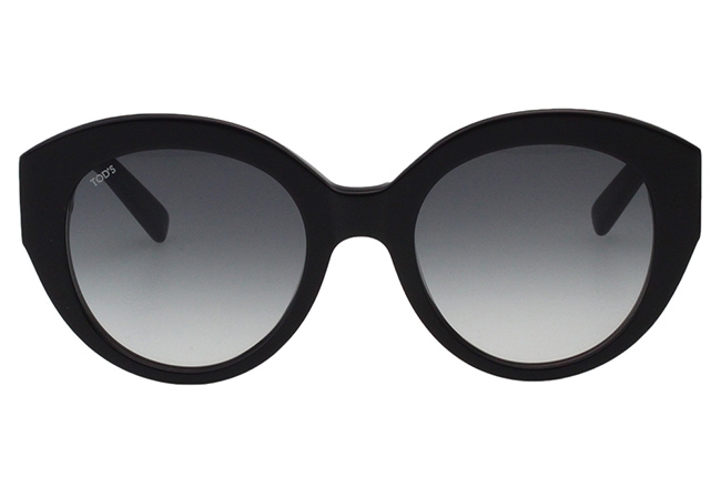 TOD’S 廣告款 復古造型 編織 太陽眼鏡-黑色