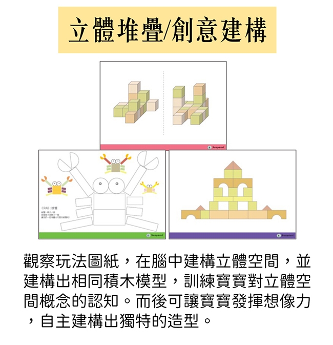 Soopsori全腦開發‧原粹木積木(88P全腦啟蒙積木組)