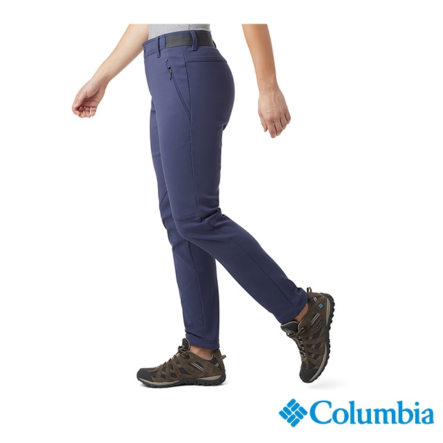 Columbia 哥倫比亞 女款- Omni Shield防潑防曬50長褲-藍色