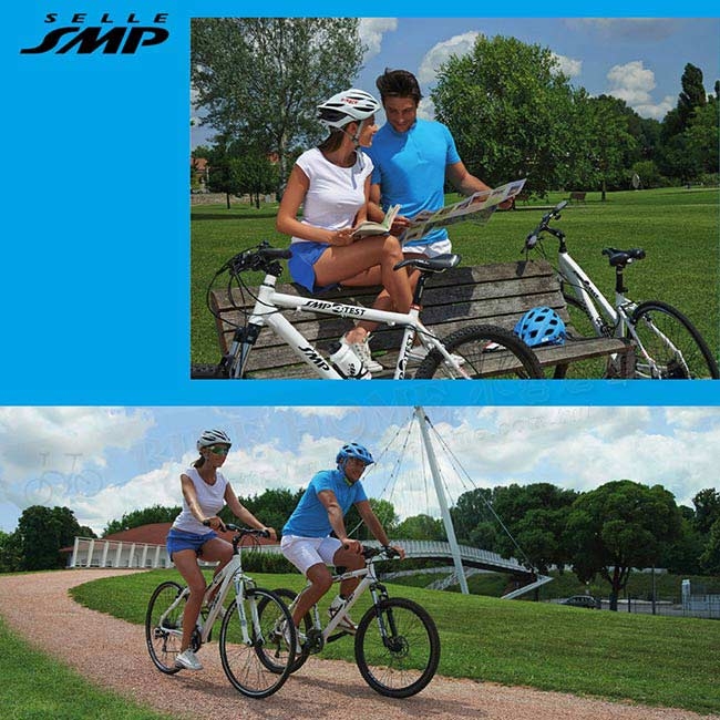 【SELLE SMP】義大利WELL M1(Large)Gel系列舒適公路型自行車座墊-黑