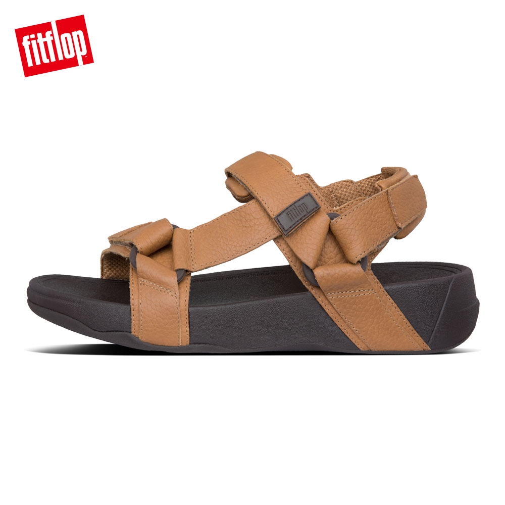 FitFlop RYKER BACK-STAP SANDALS魔鬼氈後帶涼鞋 淺褐