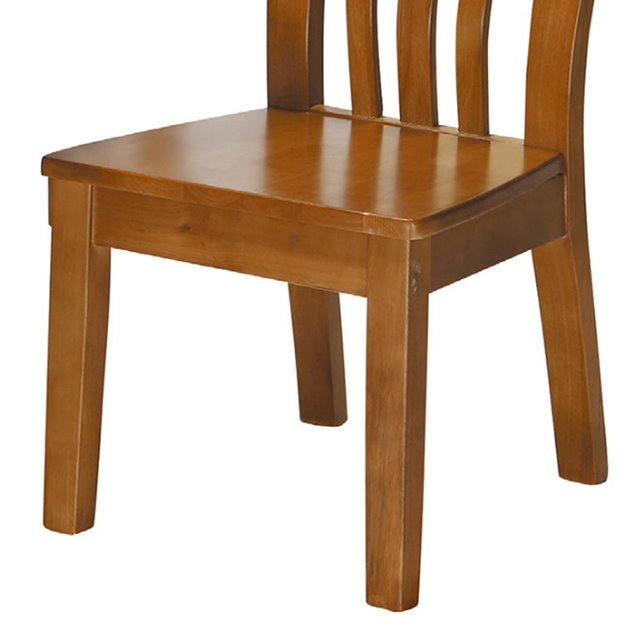 MUNA 753型柚木色實木餐椅 47X45X98cm