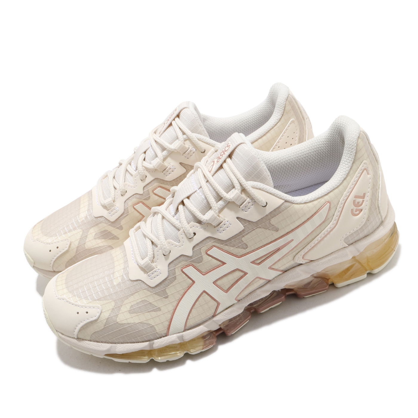 Asics 慢跑鞋 Gel-Quantum 360 6 女鞋 亞瑟士 高緩衝 避震 街頭風 米 金 1202A088200 | 慢跑鞋 |  Yahoo奇摩購物中心