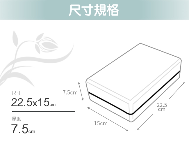 Leader X 環保EVA高密度防滑 加硬加重瑜珈磚 深紫