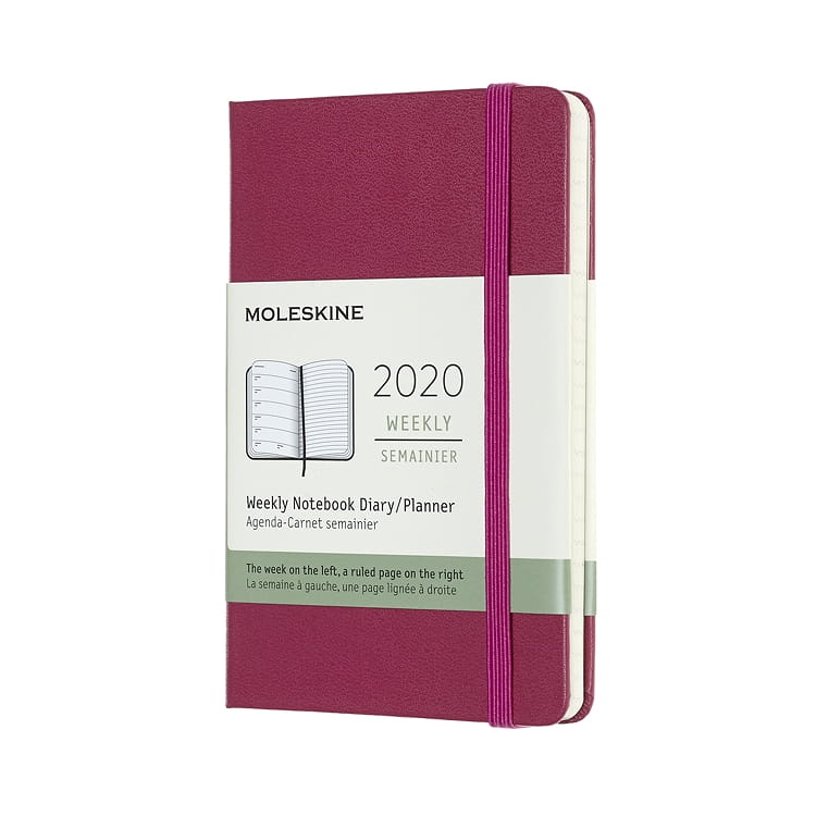 MOLESKINE 2020經典週記手帳12M(口袋型) -桃紅