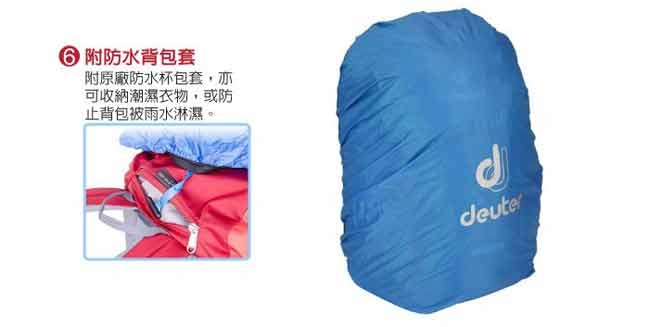 Deuter WALDFUCHS 14L 輕量透氣可愛動物兒童背包_深紅