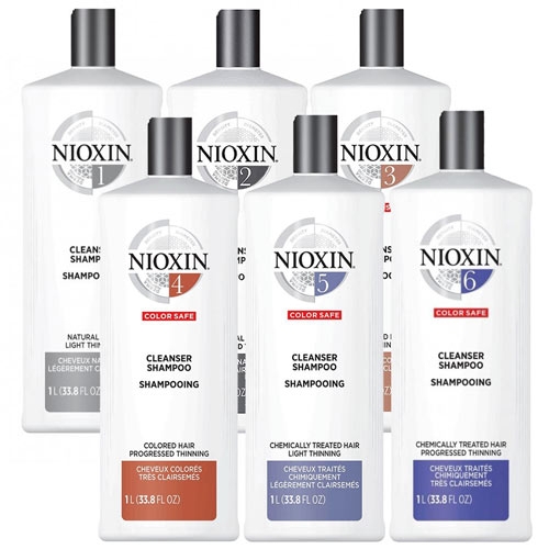 *NIOXIN6號賦活洗髮+護髮組1000ml系列(需豐厚感 染燙後髮質)(含壓頭)