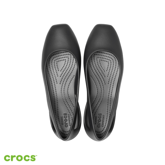 Crocs 卡駱馳 (女鞋) 思瓏女士平底鞋 205873-001