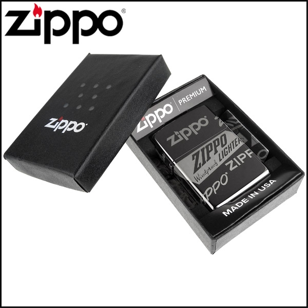 ZIPPO 美系~Logo Design-標誌圖案-4面連續雷射雕刻加工打火機