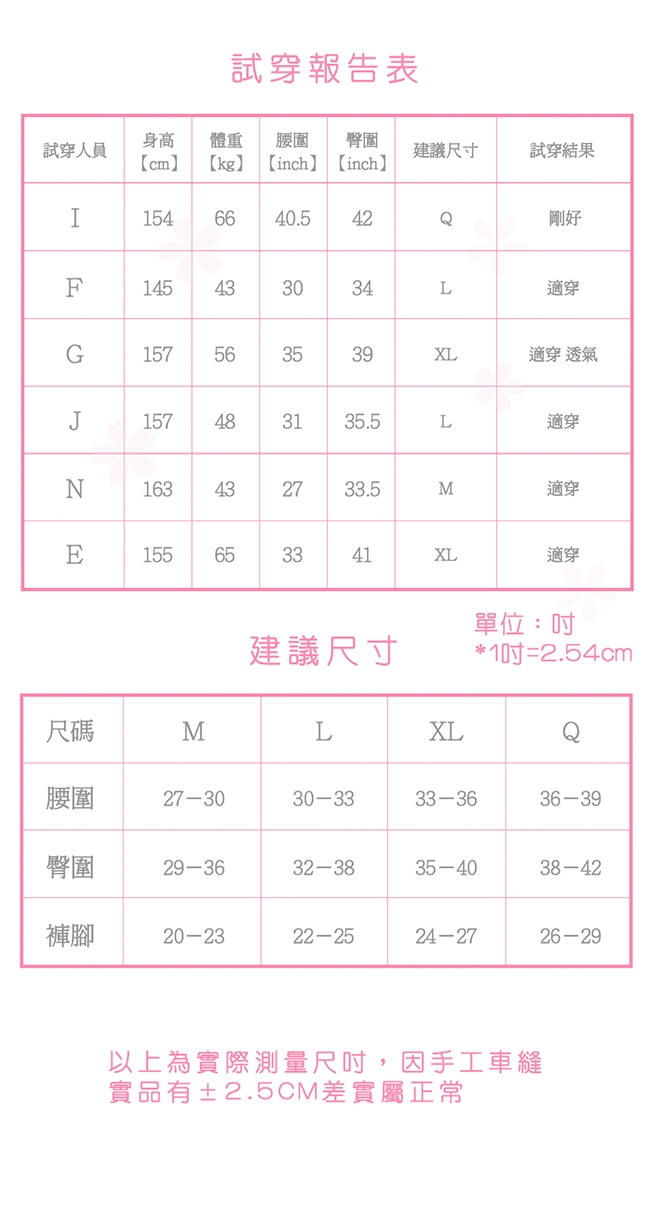 席艾妮SHIANEY 台灣製造(2件組)中腰輕機能雙層收腹 無痕褲腳塑褲