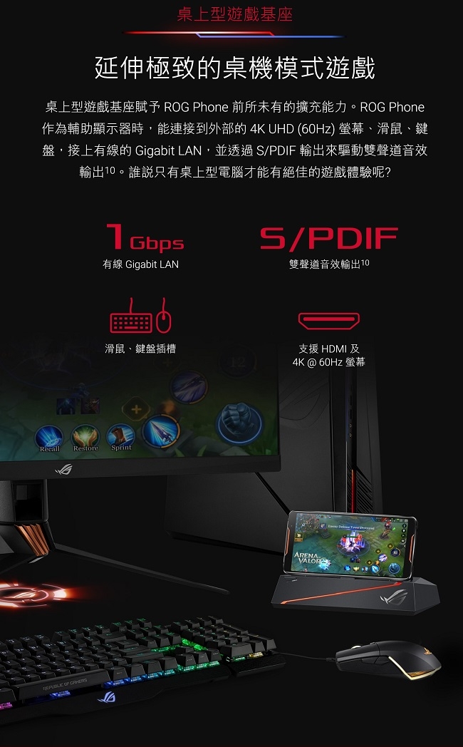 ASUS ROG Phone ZS600KL (8G/512G) 電競手機