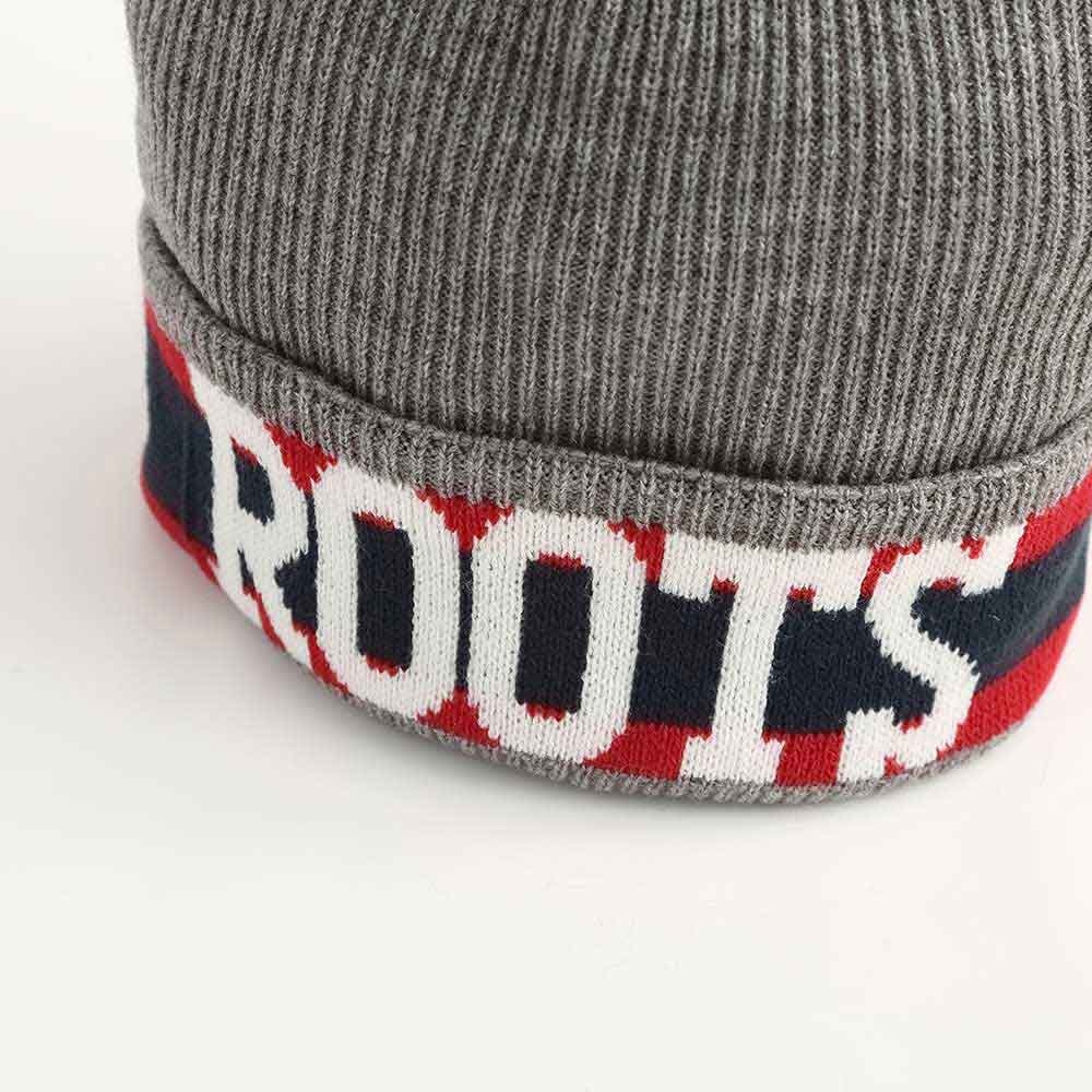 ROOTS配件- 周年紀念針織帽-灰色