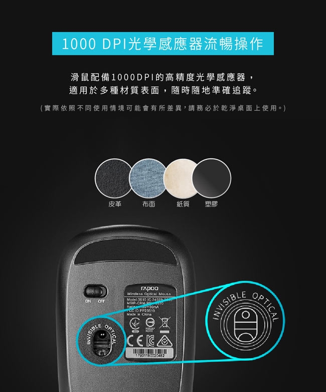 Rapoo 雷柏 X1800S 極簡風2.4G無線鍵鼠組