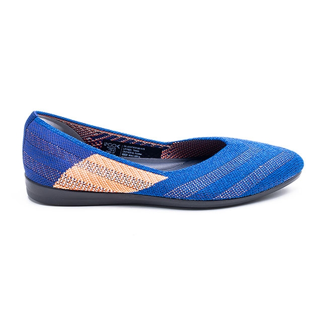 inooknit-海岸漫步平底鞋-女鞋-寶藍-另有灰藍與珊瑚粉