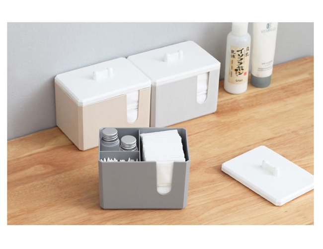 IDEA-時尚美顏化妝棉儲物盒