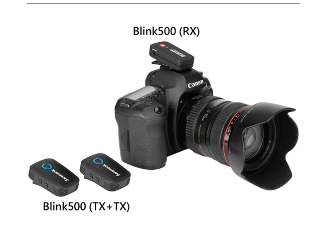 Saramonic楓笛 Blink500 B2(TX+TX+RX) 一對二無線麥克風套裝