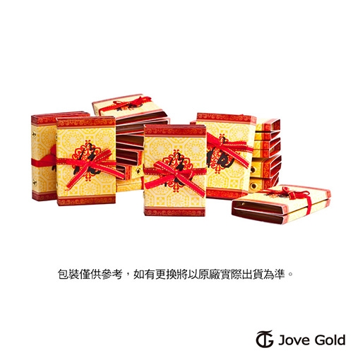 Jove Gold 幸運守護神黃金條塊-貳台錢三塊(共6台錢)