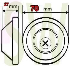 WACH 花旗門鎖 W101-43 輔助鎖 鎖閂60mm 銀色 十字鎖 補助鎖 單鎖頭