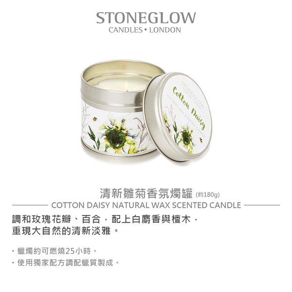 【時時樂】STONEGLOWBotanics香氛燭罐 買一送一