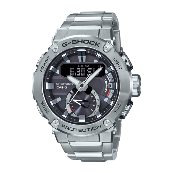 CASIO卡西歐 G-SHOCK 藍芽 GST-B200D-1A_49.2mm