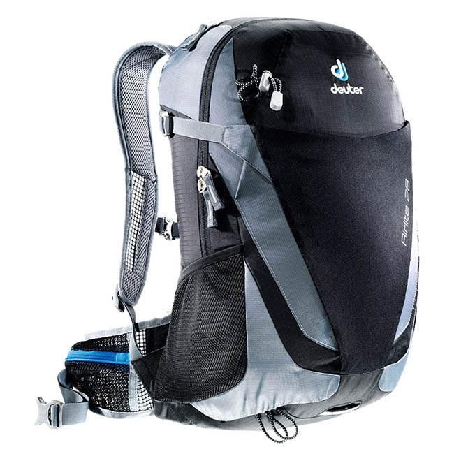 【德國DEUTER】Airlite 28L網架式拔熱透氣登山背包4420515黑/鐵灰