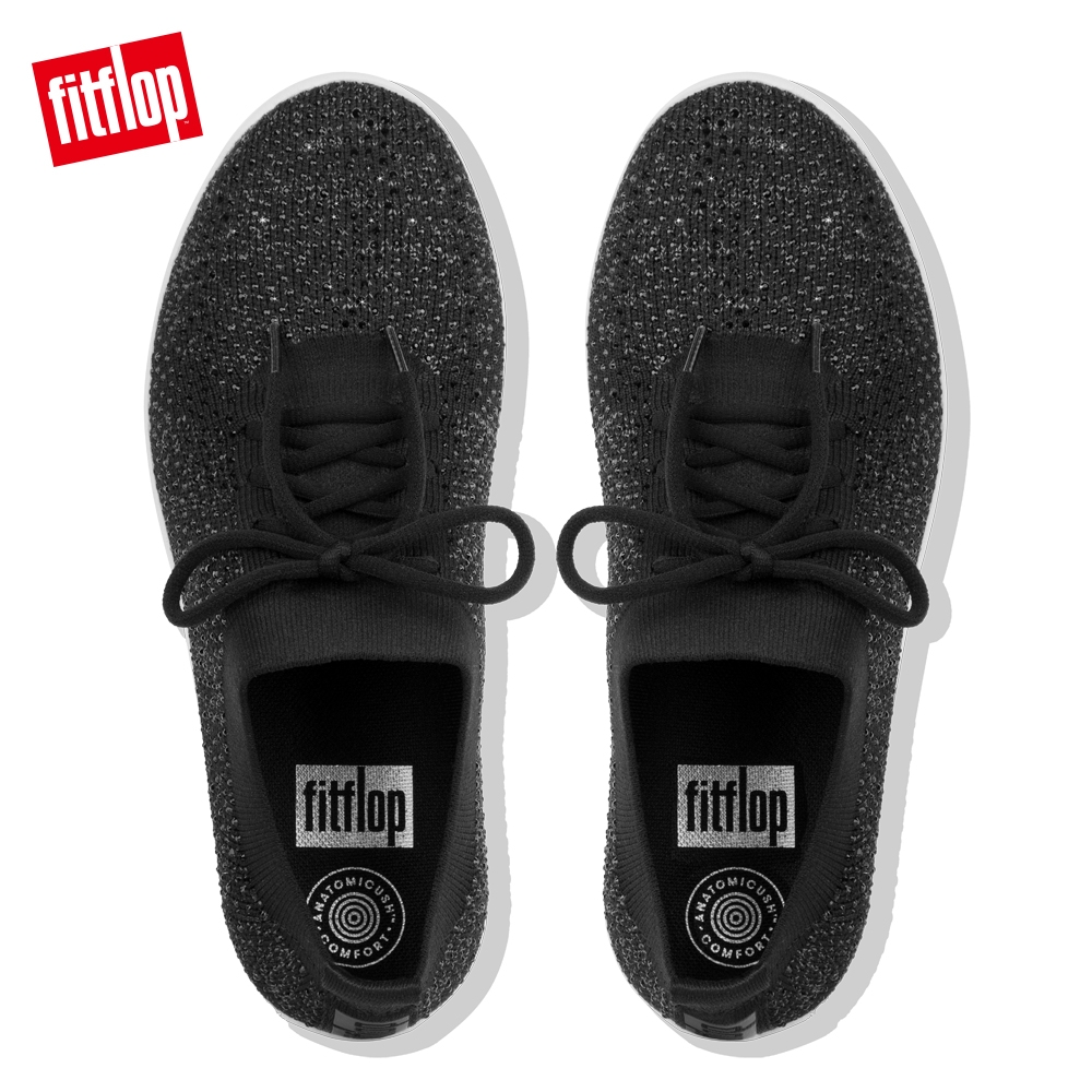 FitFlop F-SPORTY CRYSTAL UBERKNIT 黑色