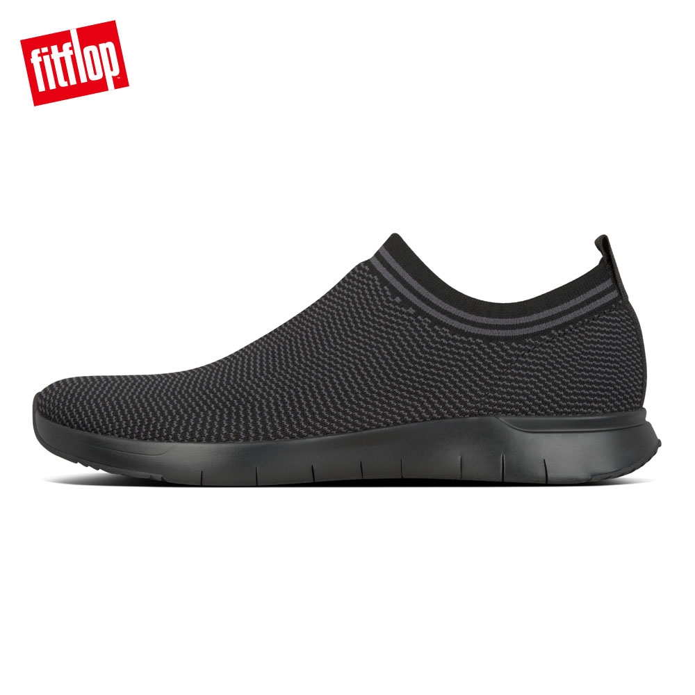 FitFlop FINEKNIT SLIP-ON 襪套式休閒鞋 靚黑色