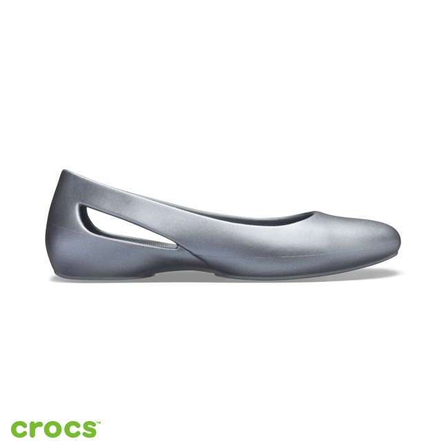 Crocs 卡駱馳 (女鞋) 思瓏珠光女士平底鞋 205946-0GD