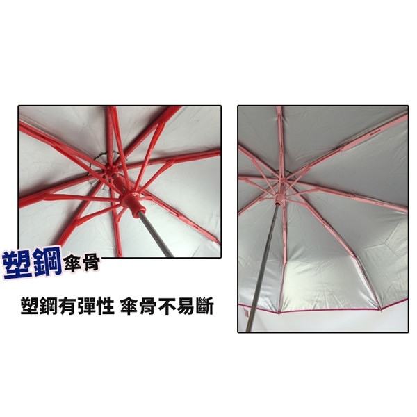 【台灣專利】RA32016BK抗UV遇水現 花浮水印晴雨傘黑色(傘面外徑110CM)