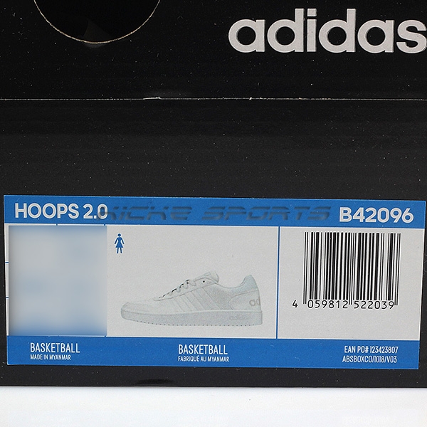 愛迪達 ADIDAS HOOPS 2.0 休閒鞋-女 B42096